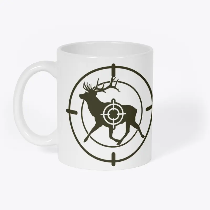 11oz "Elk In The Crosshairs" Coffee Mug